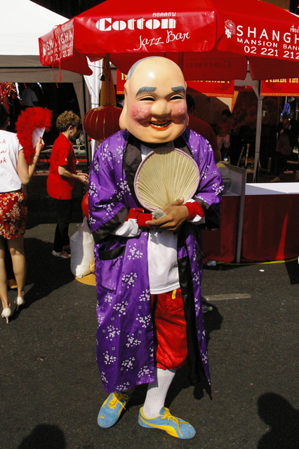 バンコク都内中華街で新年祝い－２